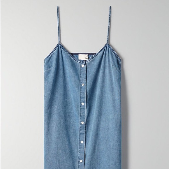 Aritzia | Dresses | Aritzia Wilfred Free Denim Morgan Dress | Poshmark
